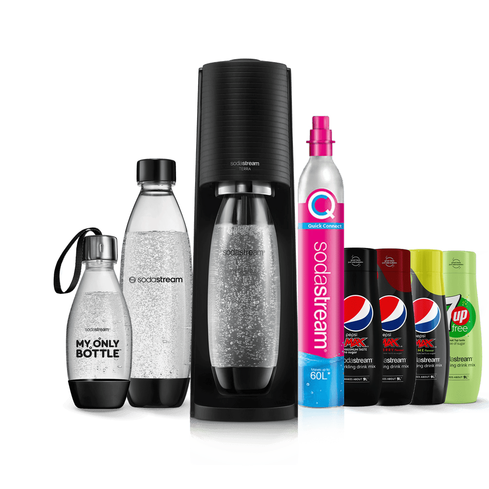 SodaStream Terra Black Flavour Kit