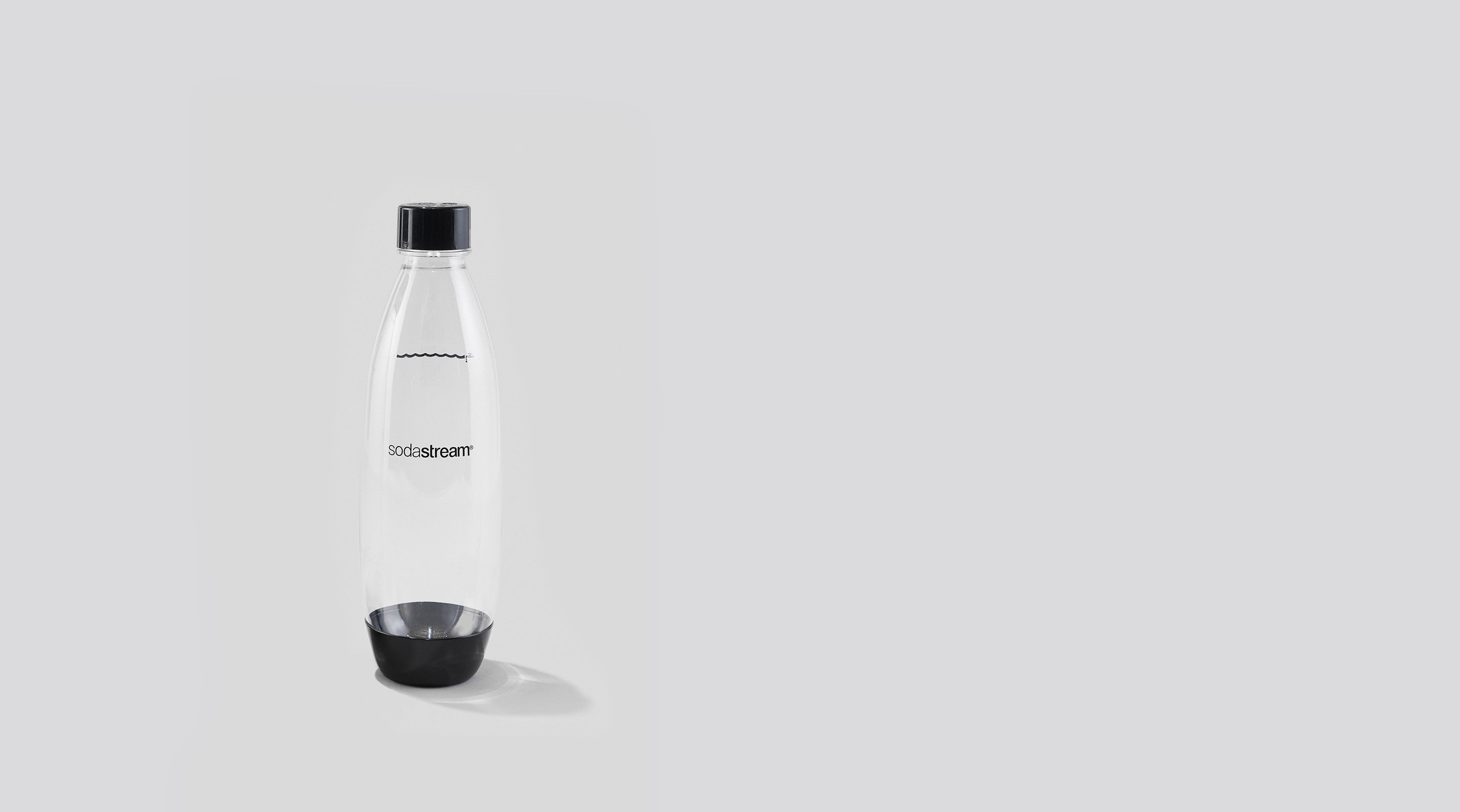 1 L Black Slim Bottle